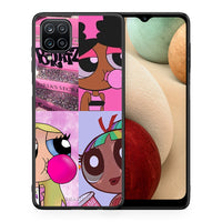 Thumbnail for Θήκη Αγίου Βαλεντίνου Samsung A12 Bubble Girls από τη Smartfits με σχέδιο στο πίσω μέρος και μαύρο περίβλημα | Samsung A12 Bubble Girls case with colorful back and black bezels