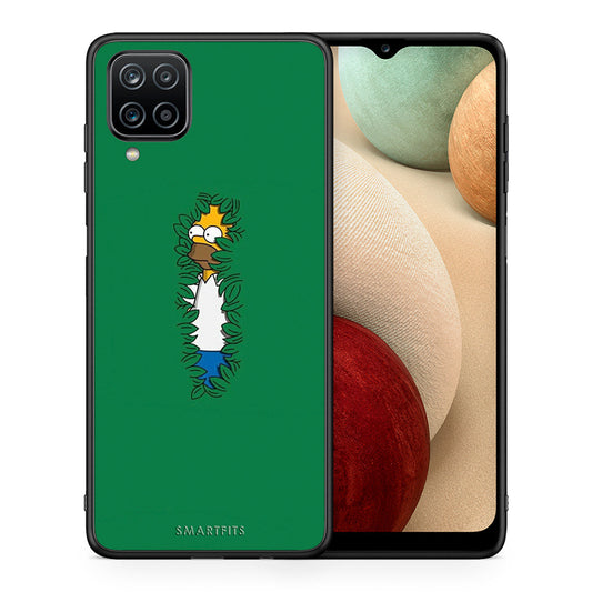 Θήκη Αγίου Βαλεντίνου Samsung A12 Bush Man από τη Smartfits με σχέδιο στο πίσω μέρος και μαύρο περίβλημα | Samsung A12 Bush Man case with colorful back and black bezels