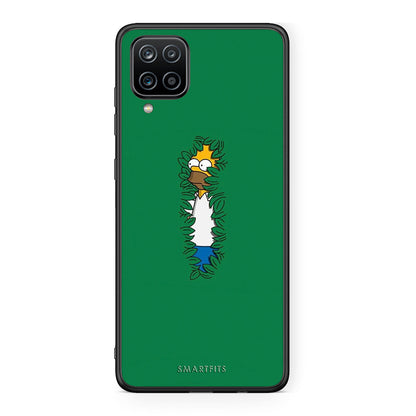 Samsung A12 Bush Man Θήκη Αγίου Βαλεντίνου από τη Smartfits με σχέδιο στο πίσω μέρος και μαύρο περίβλημα | Smartphone case with colorful back and black bezels by Smartfits