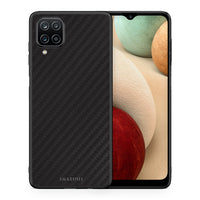 Thumbnail for Θήκη Samsung A12 Carbon Black από τη Smartfits με σχέδιο στο πίσω μέρος και μαύρο περίβλημα | Samsung A12 Carbon Black case with colorful back and black bezels