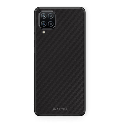 Samsung A12 Carbon Black θήκη από τη Smartfits με σχέδιο στο πίσω μέρος και μαύρο περίβλημα | Smartphone case with colorful back and black bezels by Smartfits