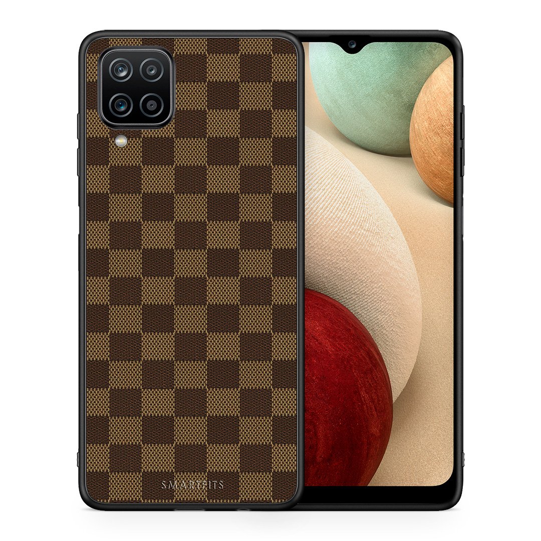 Θήκη Samsung A12 Glamour Designer από τη Smartfits με σχέδιο στο πίσω μέρος και μαύρο περίβλημα | Samsung A12 Glamour Designer case with colorful back and black bezels