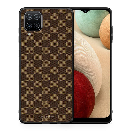 Θήκη Samsung A12 Glamour Designer από τη Smartfits με σχέδιο στο πίσω μέρος και μαύρο περίβλημα | Samsung A12 Glamour Designer case with colorful back and black bezels