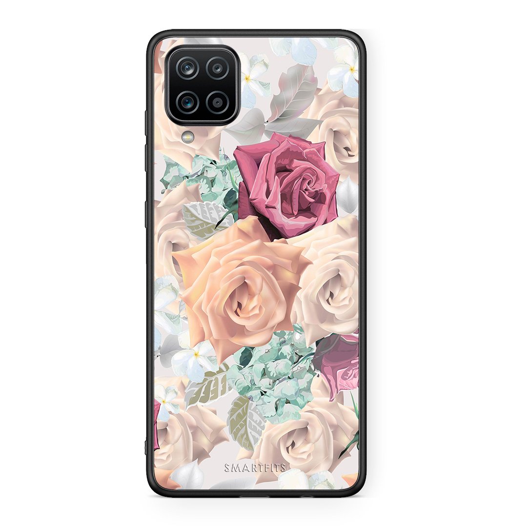 99 - Samsung A12 Bouquet Floral case, cover, bumper