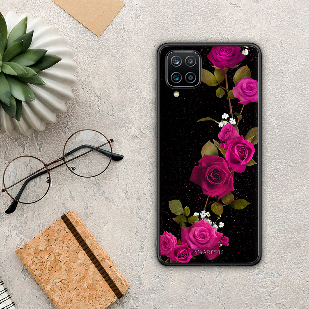 Flower Red Roses - Samsung Galaxy A12 θήκη