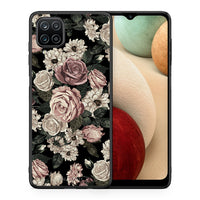 Thumbnail for Θήκη Samsung A12 Wild Roses Flower από τη Smartfits με σχέδιο στο πίσω μέρος και μαύρο περίβλημα | Samsung A12 Wild Roses Flower case with colorful back and black bezels