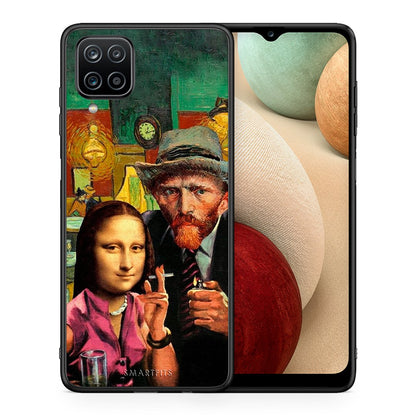 Θήκη Samsung A12 Funny Art από τη Smartfits με σχέδιο στο πίσω μέρος και μαύρο περίβλημα | Samsung A12 Funny Art case with colorful back and black bezels