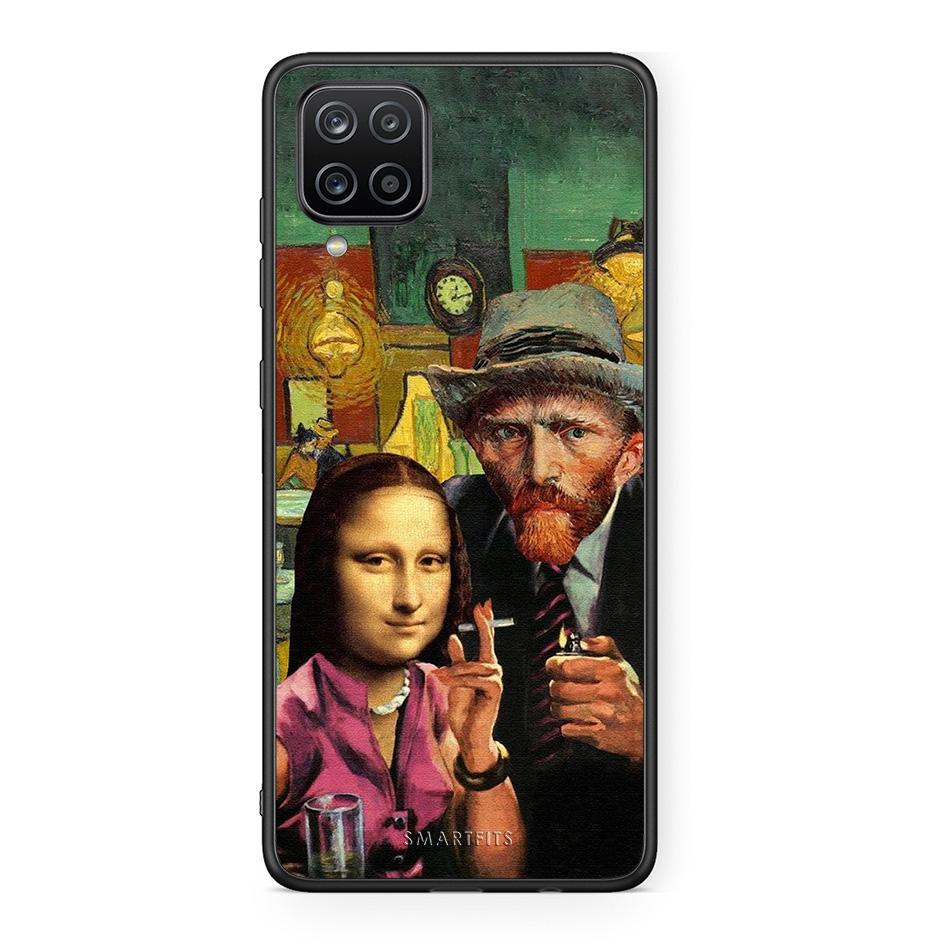 Samsung A12 Funny Art θήκη από τη Smartfits με σχέδιο στο πίσω μέρος και μαύρο περίβλημα | Smartphone case with colorful back and black bezels by Smartfits