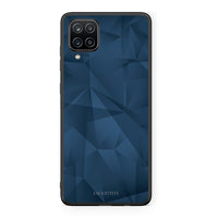 Thumbnail for 39 - Samsung A12 Blue Abstract Geometric case, cover, bumper