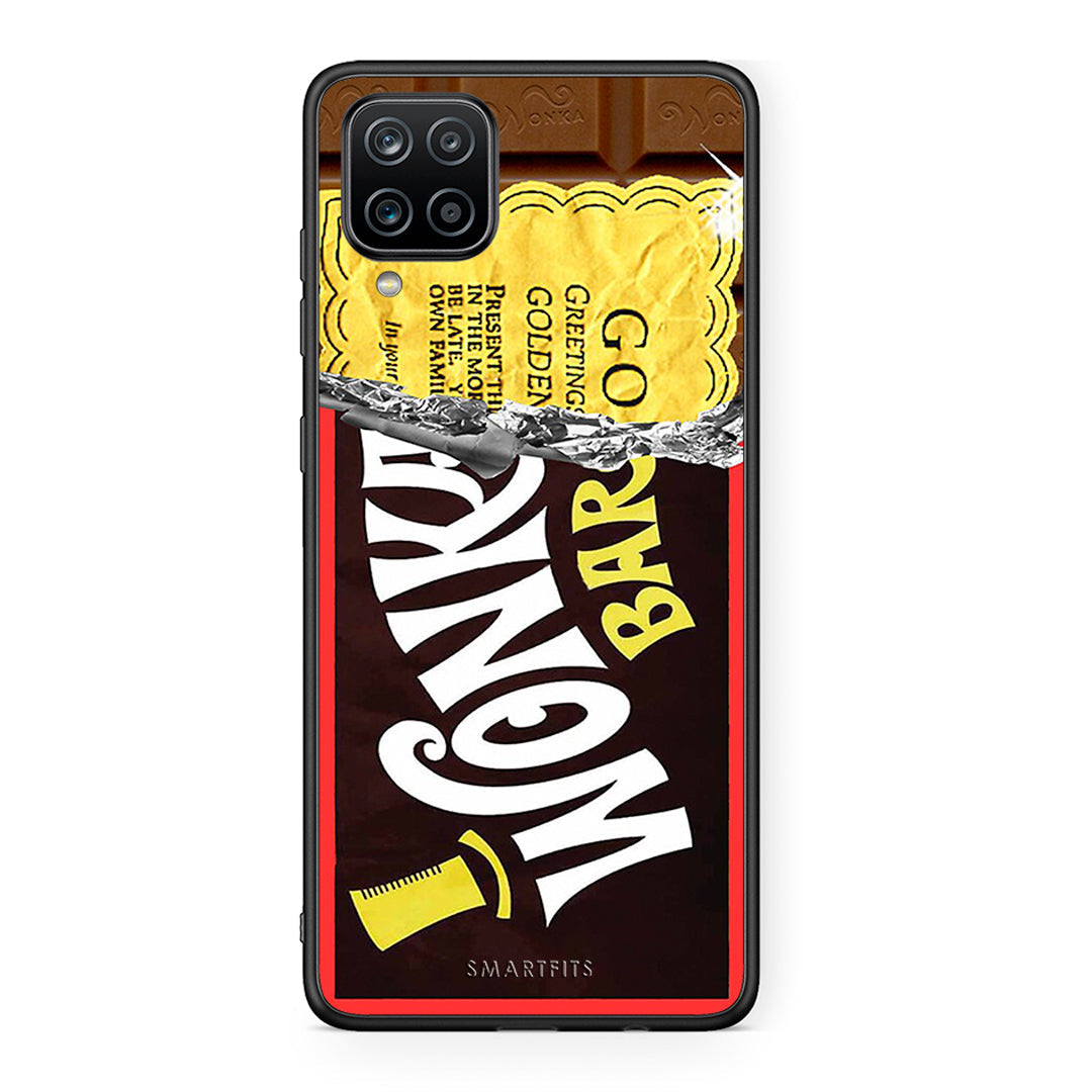 Samsung A12 Golden Ticket θήκη από τη Smartfits με σχέδιο στο πίσω μέρος και μαύρο περίβλημα | Smartphone case with colorful back and black bezels by Smartfits