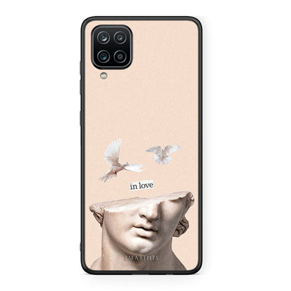 Samsung A12 In Love θήκη από τη Smartfits με σχέδιο στο πίσω μέρος και μαύρο περίβλημα | Smartphone case with colorful back and black bezels by Smartfits