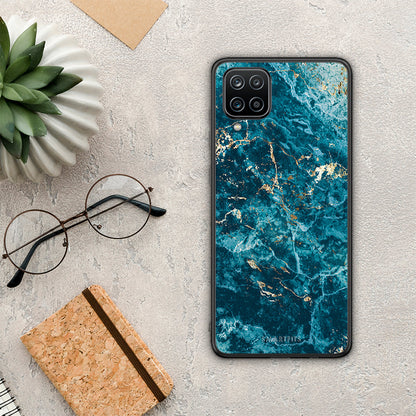 Marble Blue - Samsung Galaxy A12 θήκη