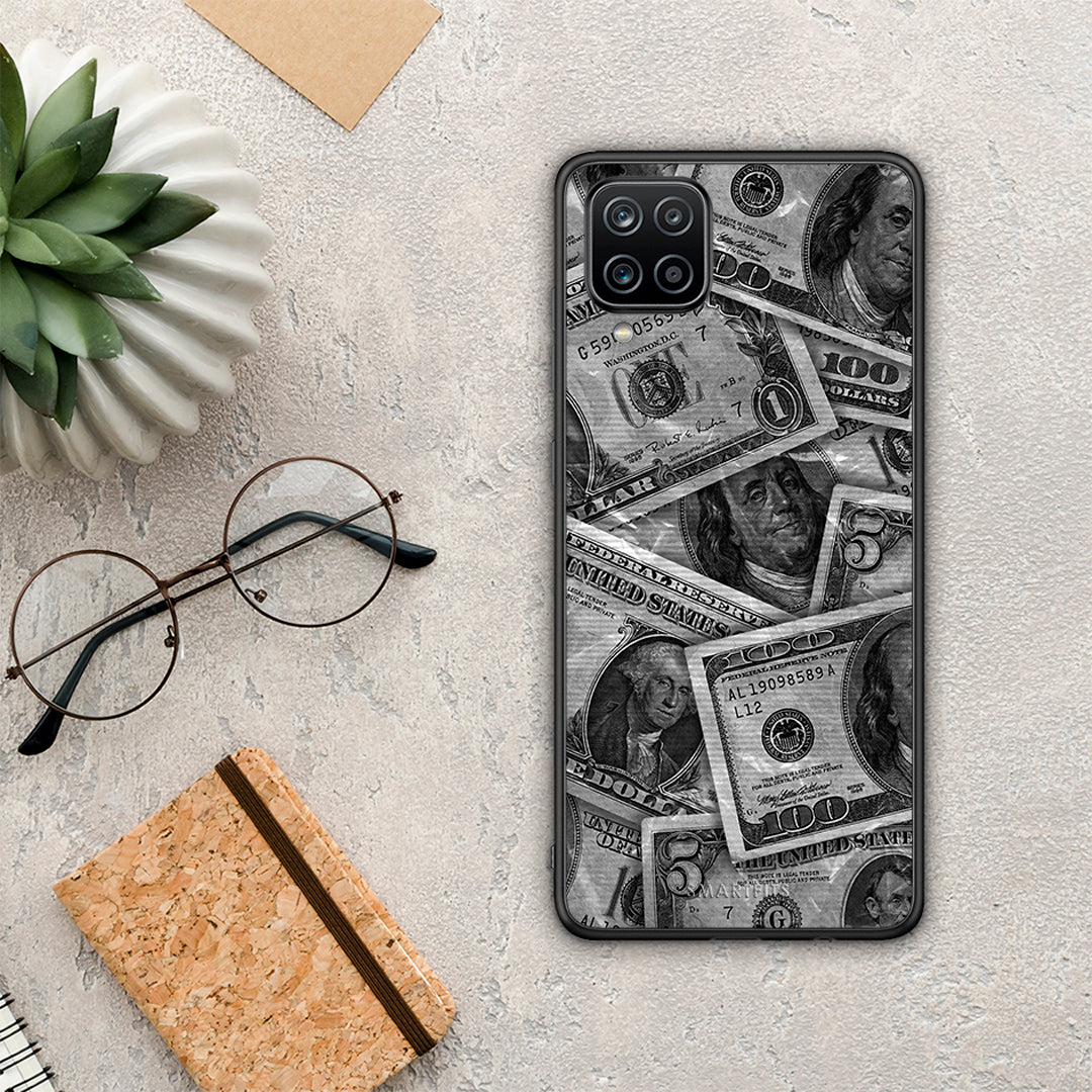 Money Dollars - Samsung Galaxy A12 θήκη