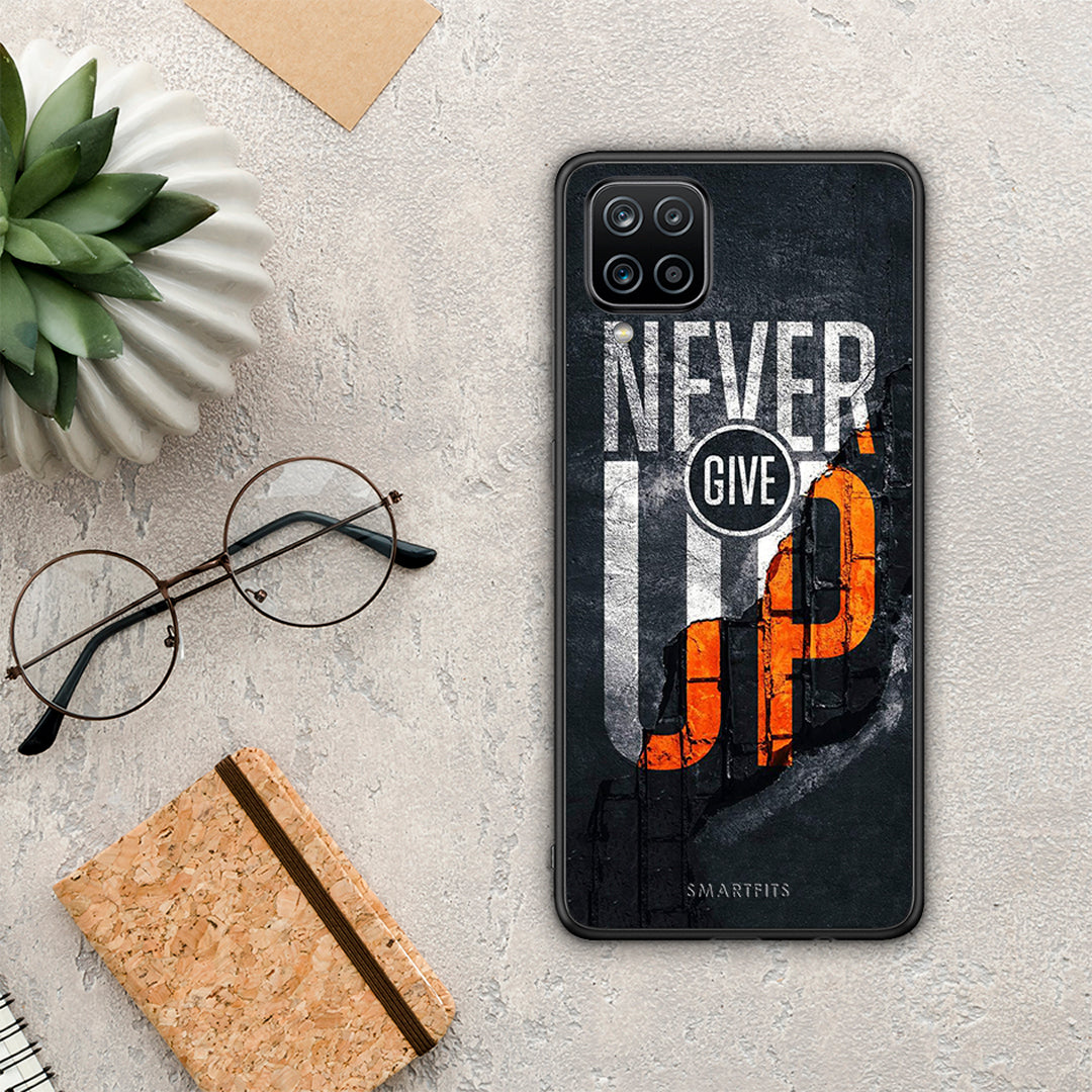 Never Give Up - Samsung Galaxy A12 θήκη