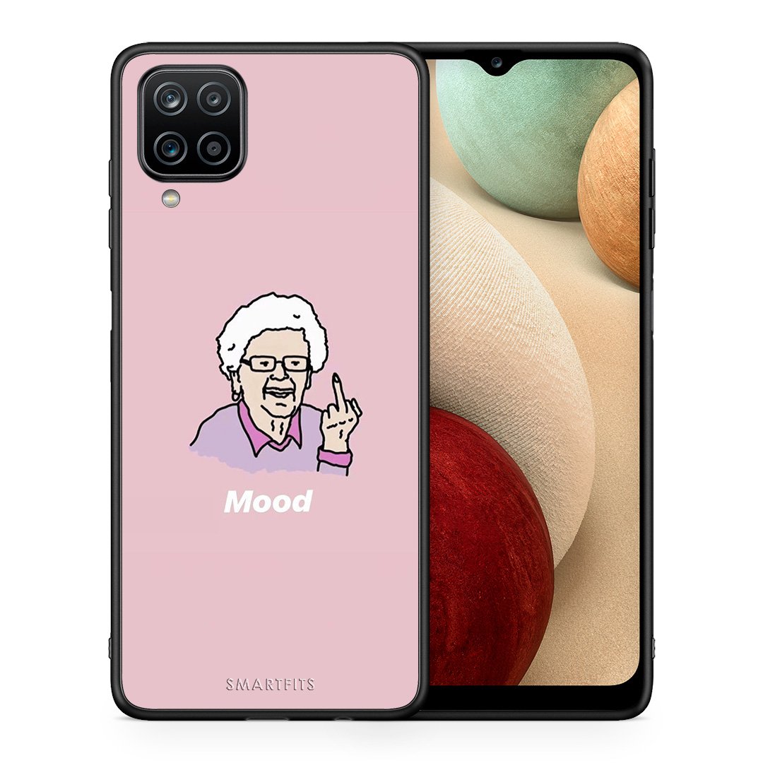 Θήκη Samsung A12 Mood PopArt από τη Smartfits με σχέδιο στο πίσω μέρος και μαύρο περίβλημα | Samsung A12 Mood PopArt case with colorful back and black bezels