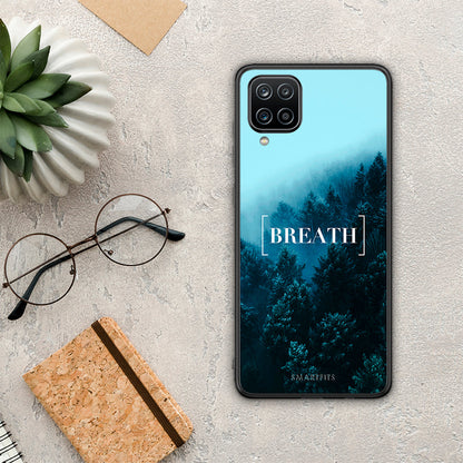 Quote Breath - Samsung Galaxy A12 θήκη