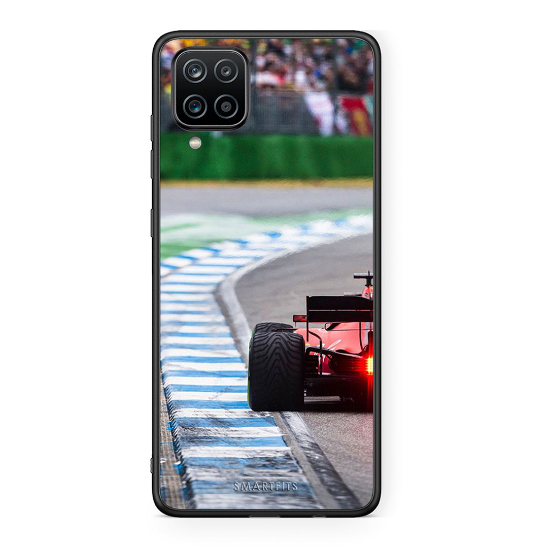 Samsung A12 Racing Vibes θήκη από τη Smartfits με σχέδιο στο πίσω μέρος και μαύρο περίβλημα | Smartphone case with colorful back and black bezels by Smartfits