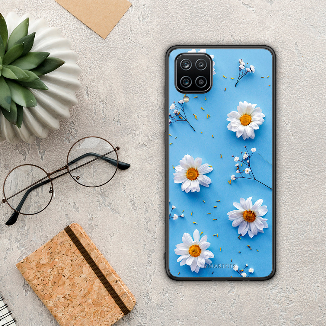 Real Daisies - Samsung Galaxy A12 θήκη