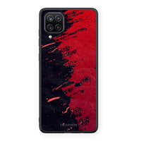 Thumbnail for Samsung A12 Red Paint Θήκη Αγίου Βαλεντίνου από τη Smartfits με σχέδιο στο πίσω μέρος και μαύρο περίβλημα | Smartphone case with colorful back and black bezels by Smartfits