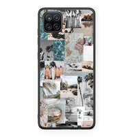 Thumbnail for Samsung A12 Retro Beach Life Θήκη από τη Smartfits με σχέδιο στο πίσω μέρος και μαύρο περίβλημα | Smartphone case with colorful back and black bezels by Smartfits