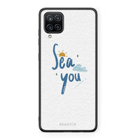 Thumbnail for Samsung A12 Sea You Θήκη από τη Smartfits με σχέδιο στο πίσω μέρος και μαύρο περίβλημα | Smartphone case with colorful back and black bezels by Smartfits