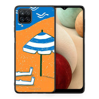 Thumbnail for Θήκη Samsung A12 Summering από τη Smartfits με σχέδιο στο πίσω μέρος και μαύρο περίβλημα | Samsung A12 Summering case with colorful back and black bezels