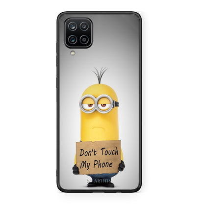 4 - Samsung A12 Minion Text case, cover, bumper