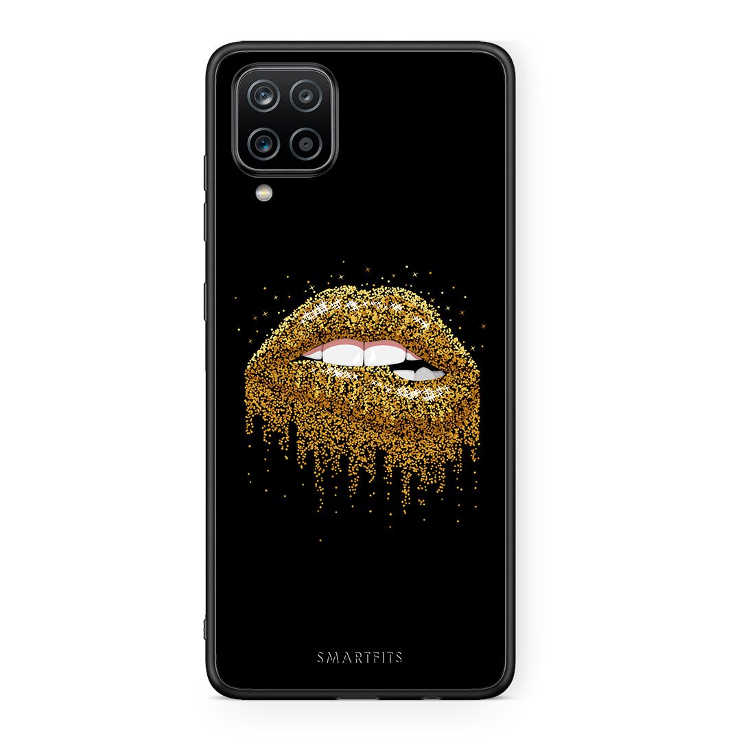 4 - Samsung A12 Golden Valentine case, cover, bumper