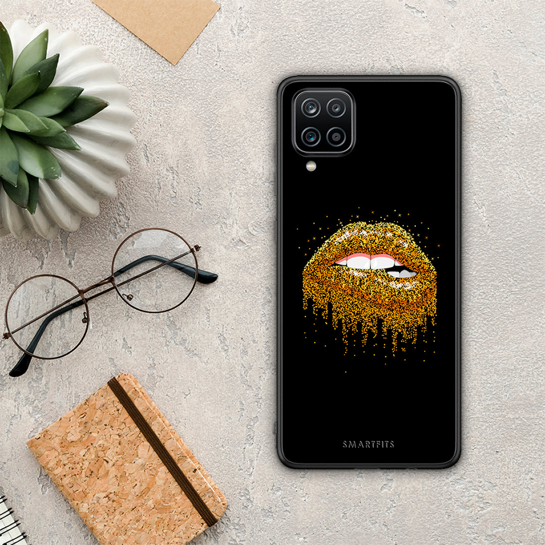 Valentine Golden - Samsung Galaxy A12 θήκη