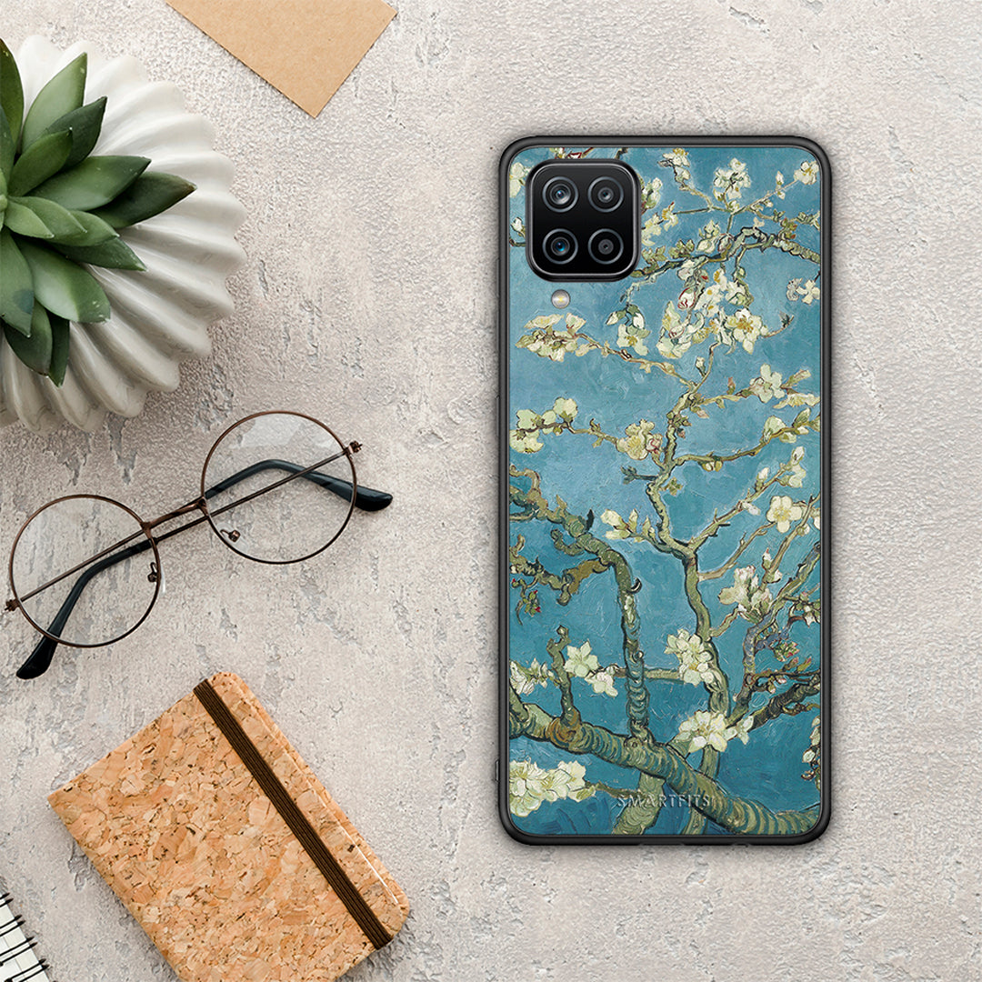 White Blossoms - Samsung Galaxy A12 θήκη