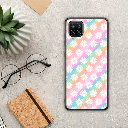White Daisies - Samsung Galaxy A12 θήκη