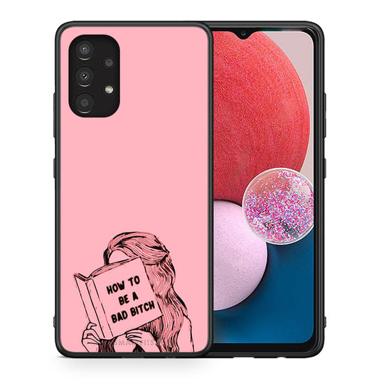Θήκη Samsung A13 4G Bad Bitch από τη Smartfits με σχέδιο στο πίσω μέρος και μαύρο περίβλημα | Samsung A13 4G Bad Bitch case with colorful back and black bezels