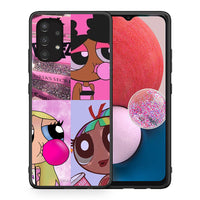 Thumbnail for Θήκη Αγίου Βαλεντίνου Samsung A13 4G Bubble Girls από τη Smartfits με σχέδιο στο πίσω μέρος και μαύρο περίβλημα | Samsung A13 4G Bubble Girls case with colorful back and black bezels