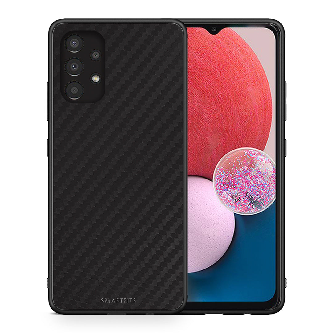 Θήκη Samsung A13 4G Carbon Black από τη Smartfits με σχέδιο στο πίσω μέρος και μαύρο περίβλημα | Samsung A13 4G Carbon Black case with colorful back and black bezels