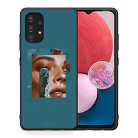 Thumbnail for Θήκη Samsung A13 4G Cry An Ocean από τη Smartfits με σχέδιο στο πίσω μέρος και μαύρο περίβλημα | Samsung A13 4G Cry An Ocean case with colorful back and black bezels
