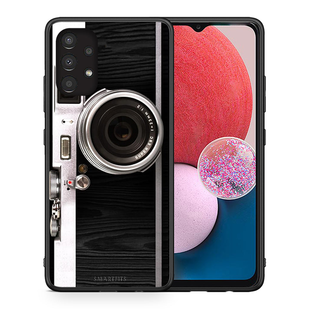 Θήκη Samsung A13 4G Emily In Paris από τη Smartfits με σχέδιο στο πίσω μέρος και μαύρο περίβλημα | Samsung A13 4G Emily In Paris case with colorful back and black bezels