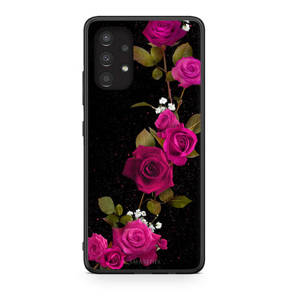 4 - Samsung A13 4G Red Roses Flower case, cover, bumper