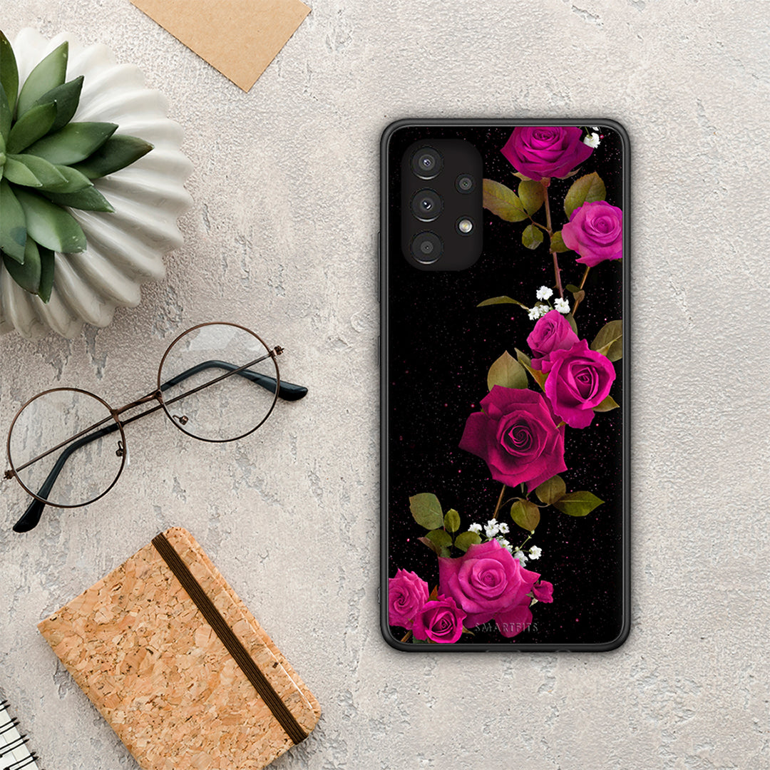 Flower Red Roses - Samsung Galaxy A13 4G θήκη