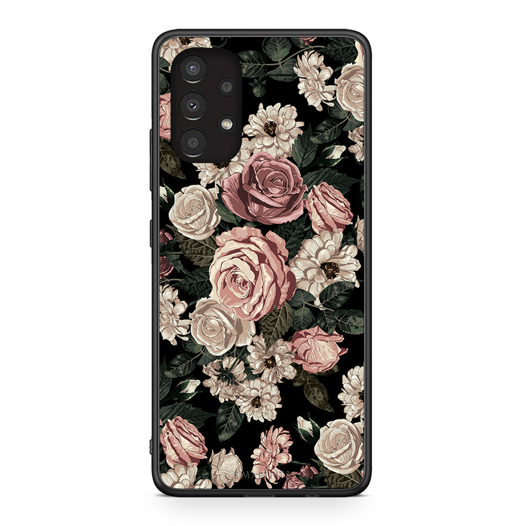 4 - Samsung A13 4G Wild Roses Flower case, cover, bumper