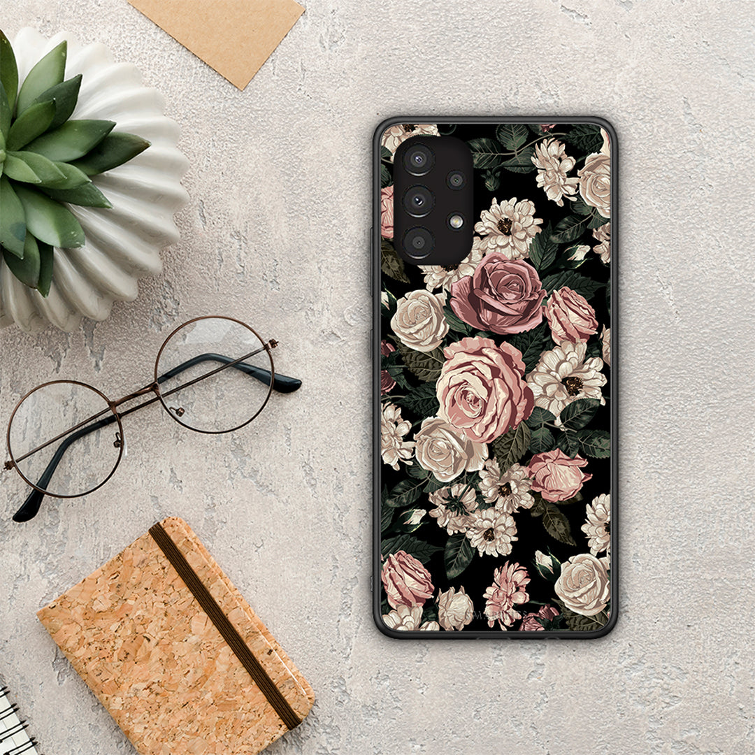 Flower Wild Roses - Samsung Galaxy A13 4G θήκη