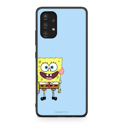 Samsung A13 4G Friends Bob θήκη από τη Smartfits με σχέδιο στο πίσω μέρος και μαύρο περίβλημα | Smartphone case with colorful back and black bezels by Smartfits