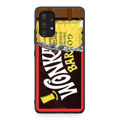 Samsung A13 4G Golden Ticket θήκη από τη Smartfits με σχέδιο στο πίσω μέρος και μαύρο περίβλημα | Smartphone case with colorful back and black bezels by Smartfits