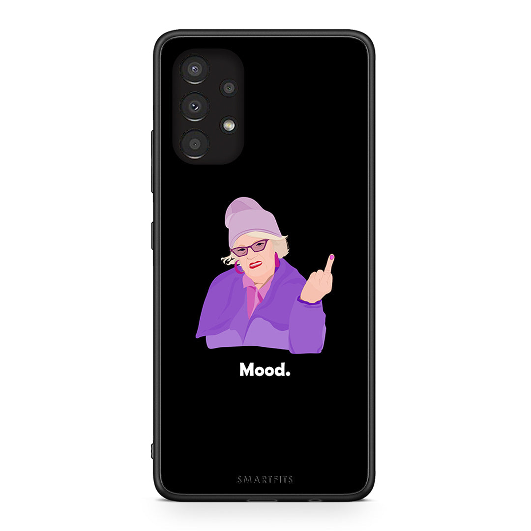 Samsung A13 4G Grandma Mood Black θήκη από τη Smartfits με σχέδιο στο πίσω μέρος και μαύρο περίβλημα | Smartphone case with colorful back and black bezels by Smartfits