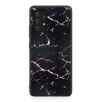 Thumbnail for 4 - Samsung A13 4G Black Rosegold Marble case, cover, bumper