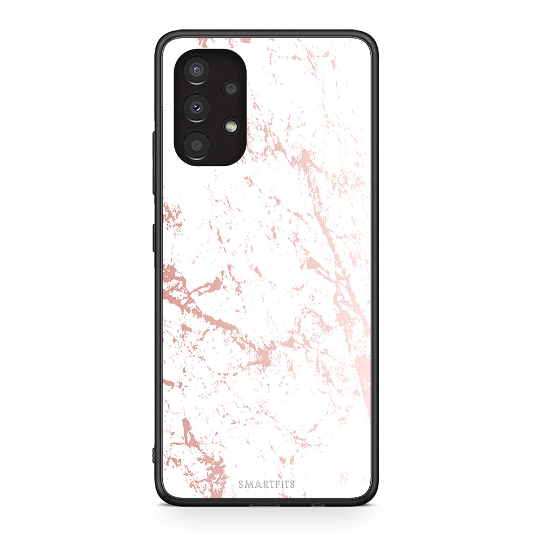 116 - Samsung A13 4G Pink Splash Marble case, cover, bumper