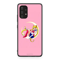 Thumbnail for Samsung A13 4G Moon Girl θήκη από τη Smartfits με σχέδιο στο πίσω μέρος και μαύρο περίβλημα | Smartphone case with colorful back and black bezels by Smartfits