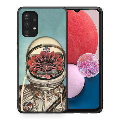 Θήκη Samsung A13 4G Nasa Bloom από τη Smartfits με σχέδιο στο πίσω μέρος και μαύρο περίβλημα | Samsung A13 4G Nasa Bloom case with colorful back and black bezels