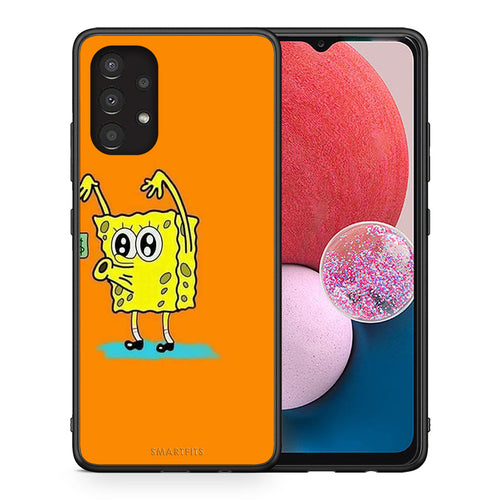 Θήκη Αγίου Βαλεντίνου Samsung A13 4G No Money 2 από τη Smartfits με σχέδιο στο πίσω μέρος και μαύρο περίβλημα | Samsung A13 4G No Money 2 case with colorful back and black bezels