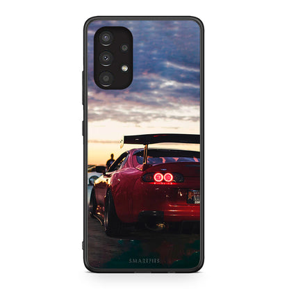 Samsung A13 4G Racing Supra θήκη από τη Smartfits με σχέδιο στο πίσω μέρος και μαύρο περίβλημα | Smartphone case with colorful back and black bezels by Smartfits
