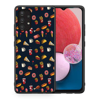 Thumbnail for Θήκη Samsung A13 4G Hungry Random από τη Smartfits με σχέδιο στο πίσω μέρος και μαύρο περίβλημα | Samsung A13 4G Hungry Random case with colorful back and black bezels